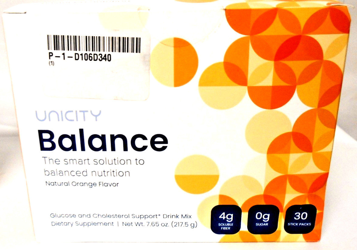 Unicity BALANCE 30 Servings Orange Flavor Exp. 1-13-27 New Sealed Free Shipping