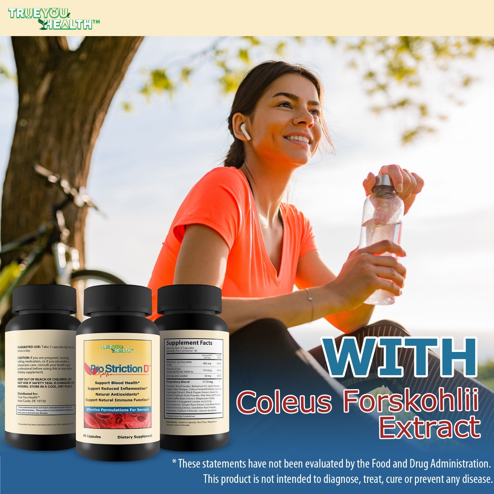 Pro Striction D – Natural Blood Health Support – Promote Healthy Circulation