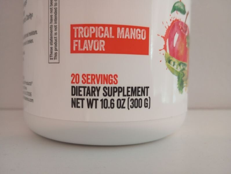 NutritionWorks®10 Day Green Smoothie Drink Mix Cleanse & Detox Tropical Mango