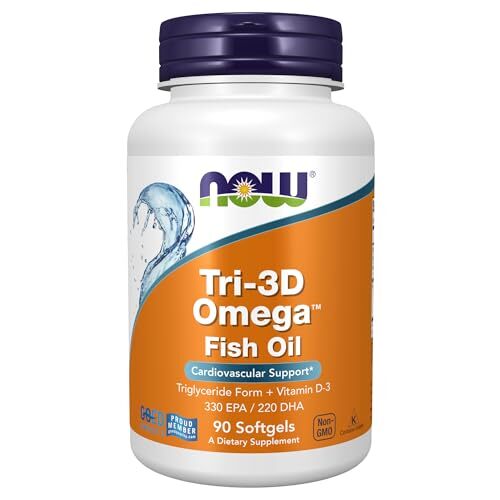 NOW FOODS Tri-3D Omega 90 Softgels