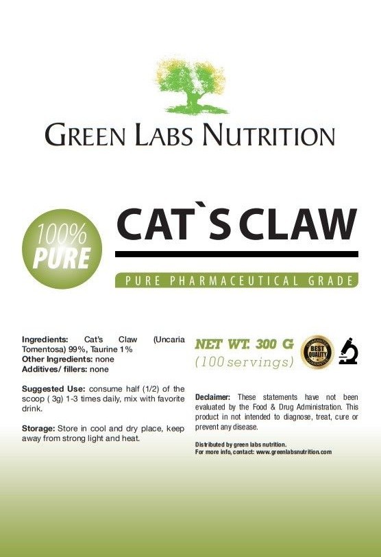 Cat’s Claw Powder 300g Uncaria Tomentosa Immunity and blood pressure support