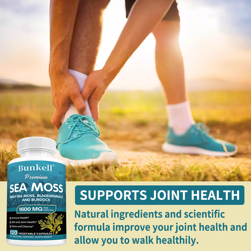 Sea Moss & Bladderwrack Mix Capsules 100% Clean & Natural Pure Vegan Caps