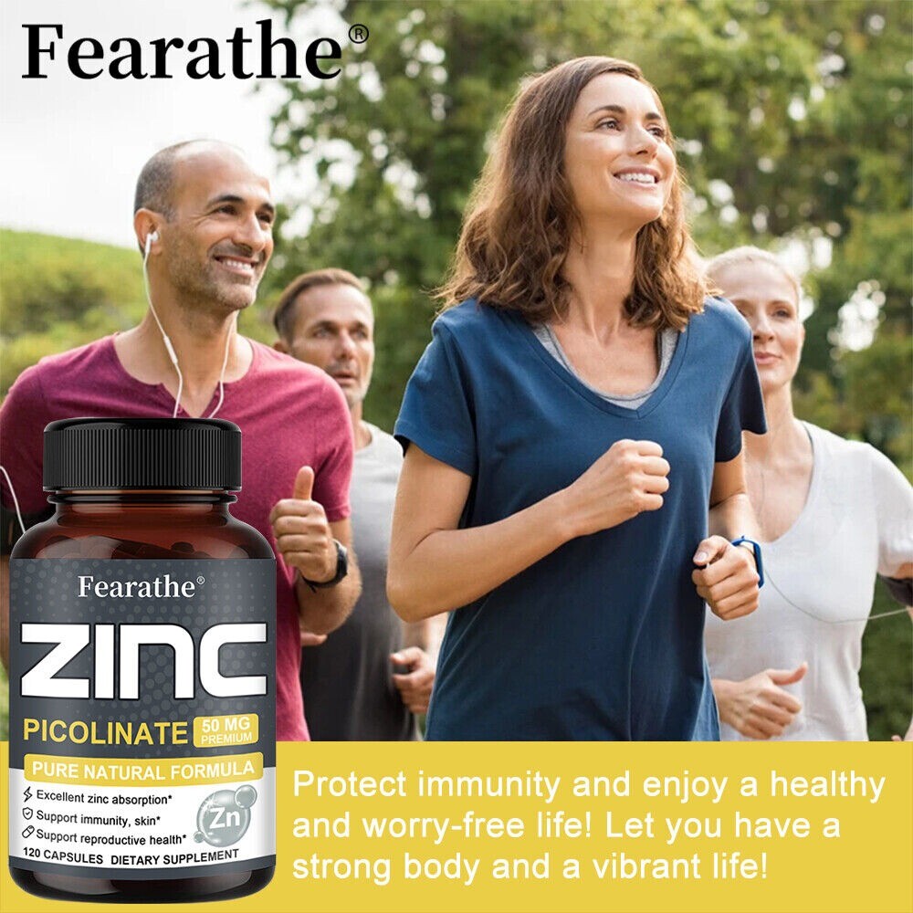 Zinc Picolinate 50mg | 30 To 120 Capsules | High Potency, Non-GMO