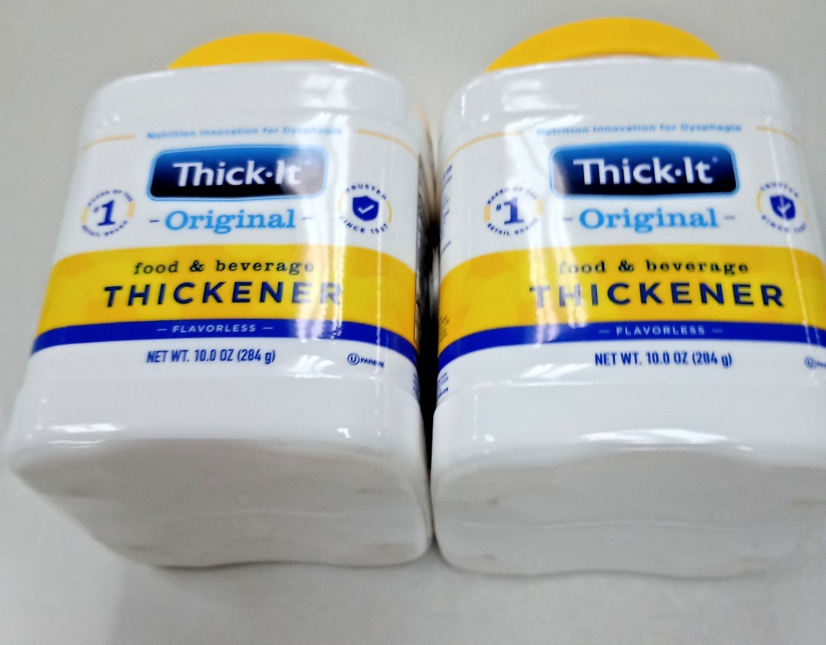 2 pack Thick-It Original Food & Drink Thickener Unflavored 10 oz. Canister