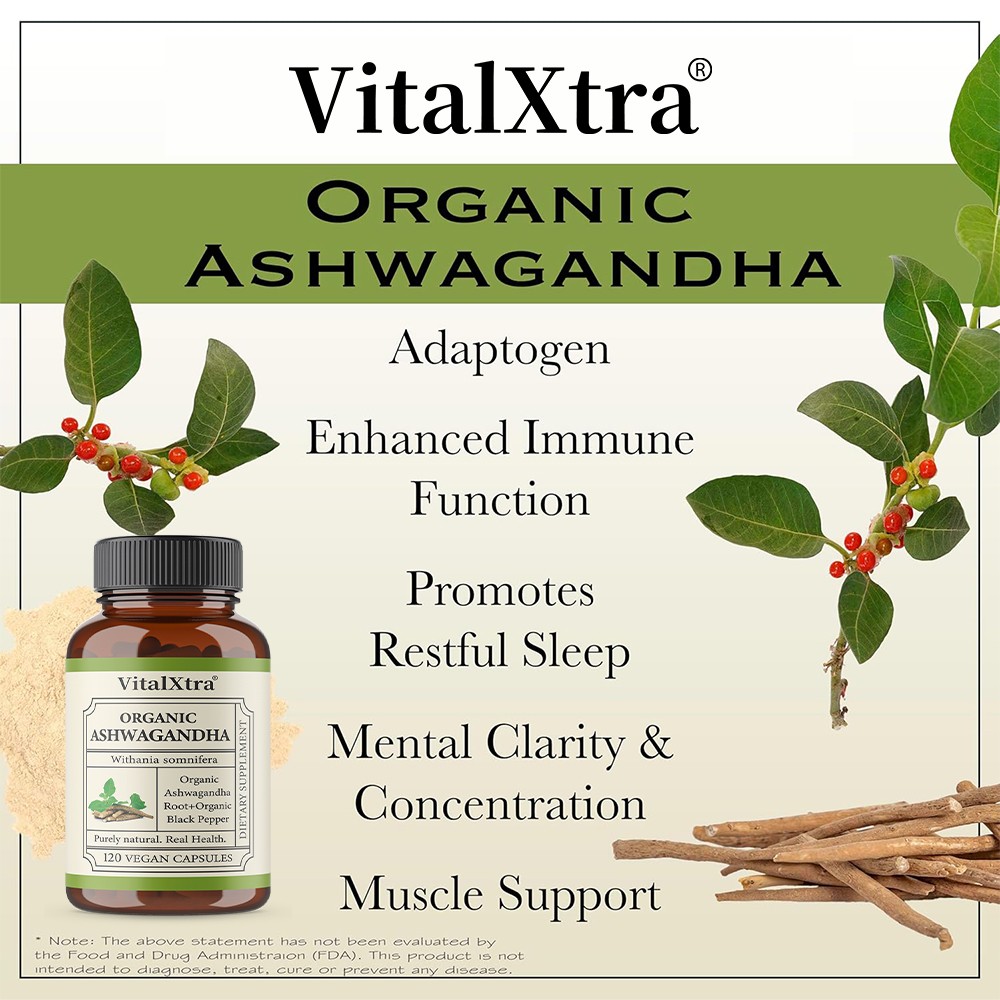 Natural Herbal Adaptogen Supplement 30~120CT- Support Calm, Focus&Daily Wellness