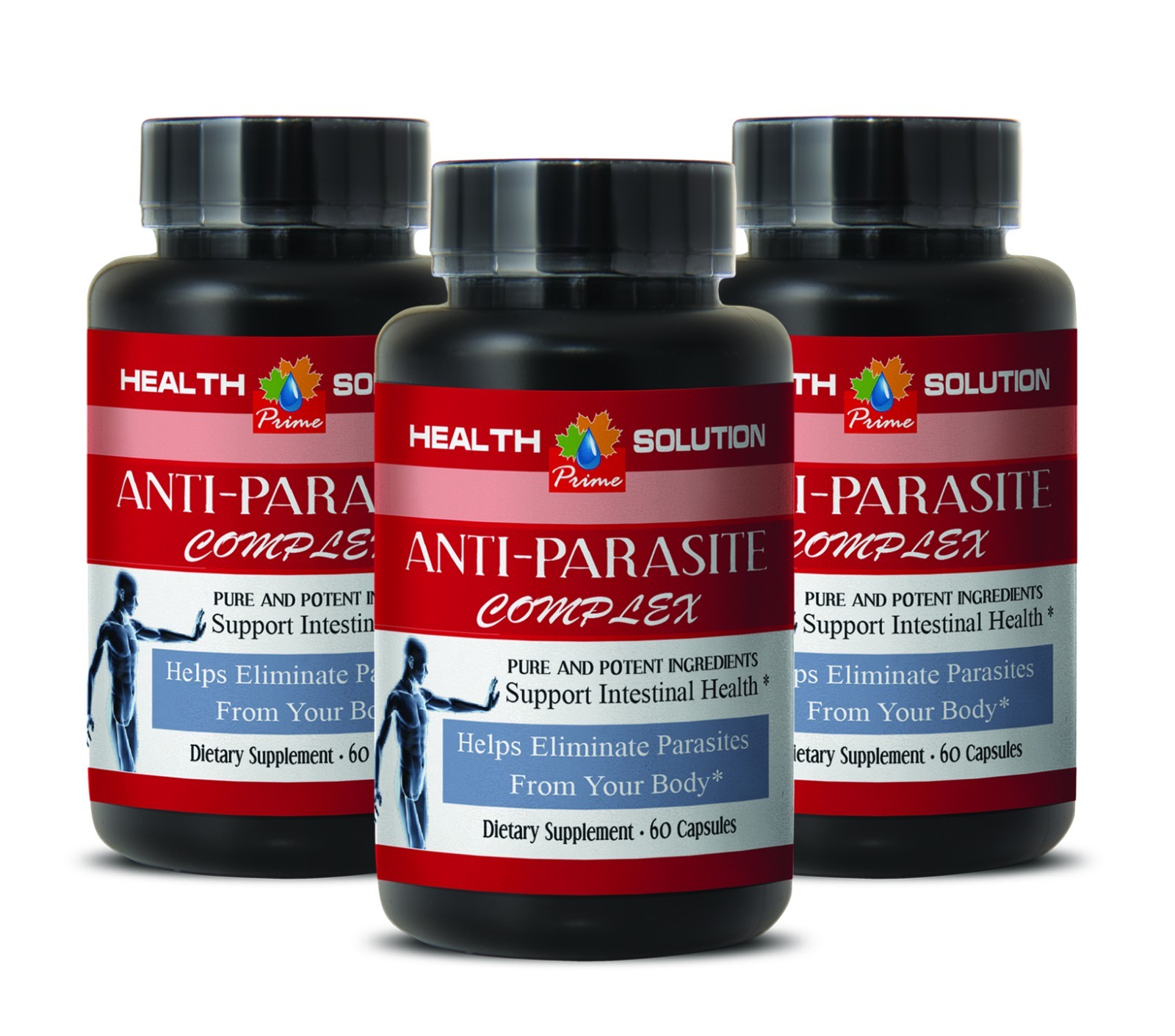 capsule form – ANTI-PARASITE COMPLEX – contains antioxidants – 2 Bottle