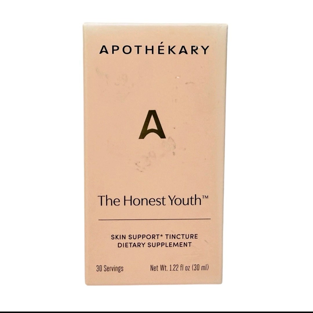 Apothekary The Honest Youth Skin Support Tincture 1.22oz 30 Serv Exp 60/2026