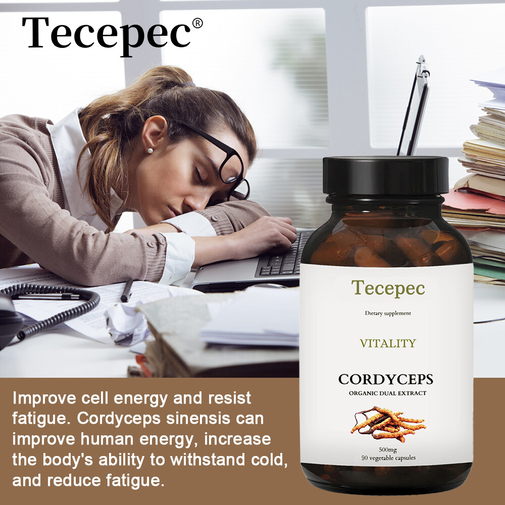 Cordyceps Mushroom Extract 1000mg Capsules – Immune Support