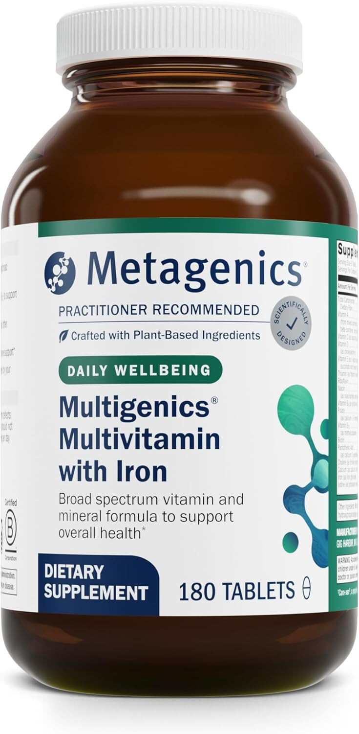 Metagenics – Multigenics Multivitamin with Iron (180tabs)