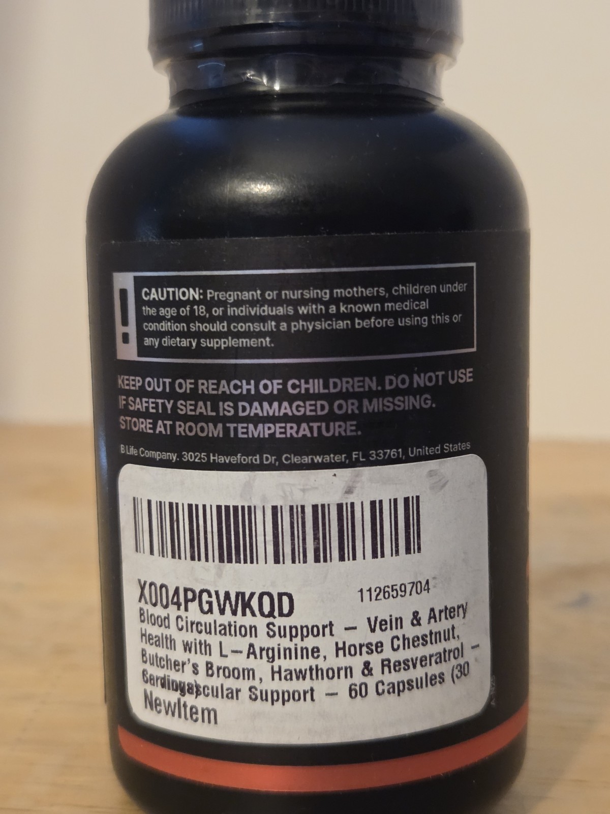 TWO PACK Circulation Complex for Varicose Veins – Resveratrol, Horse Chestnut