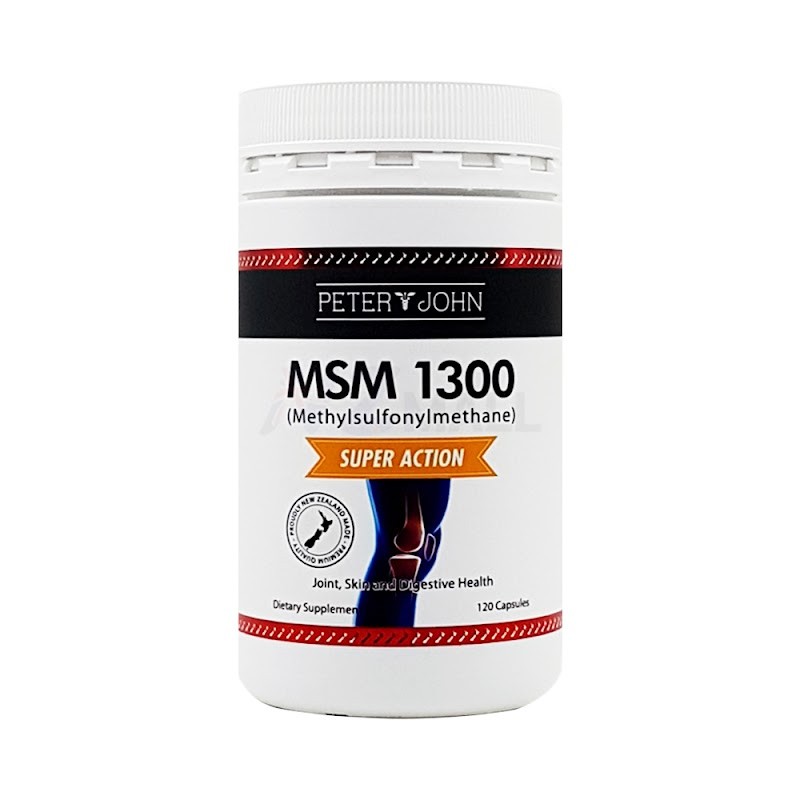 MSM 1300mg (120 Capsules) – Daily Wellness Support – 3 Pack