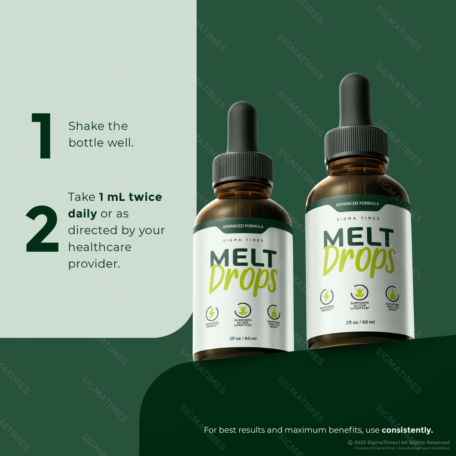 MeltDrops, Advanced Liquid Supplement for Weight Loss & Metabolism (30 serving)