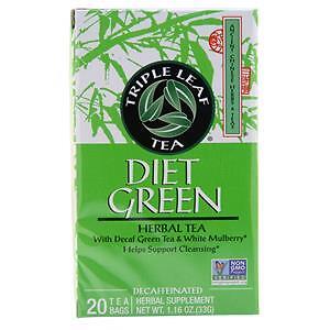 Triple Leaf Tea Diet Green Herbal Tea 20 pckts
