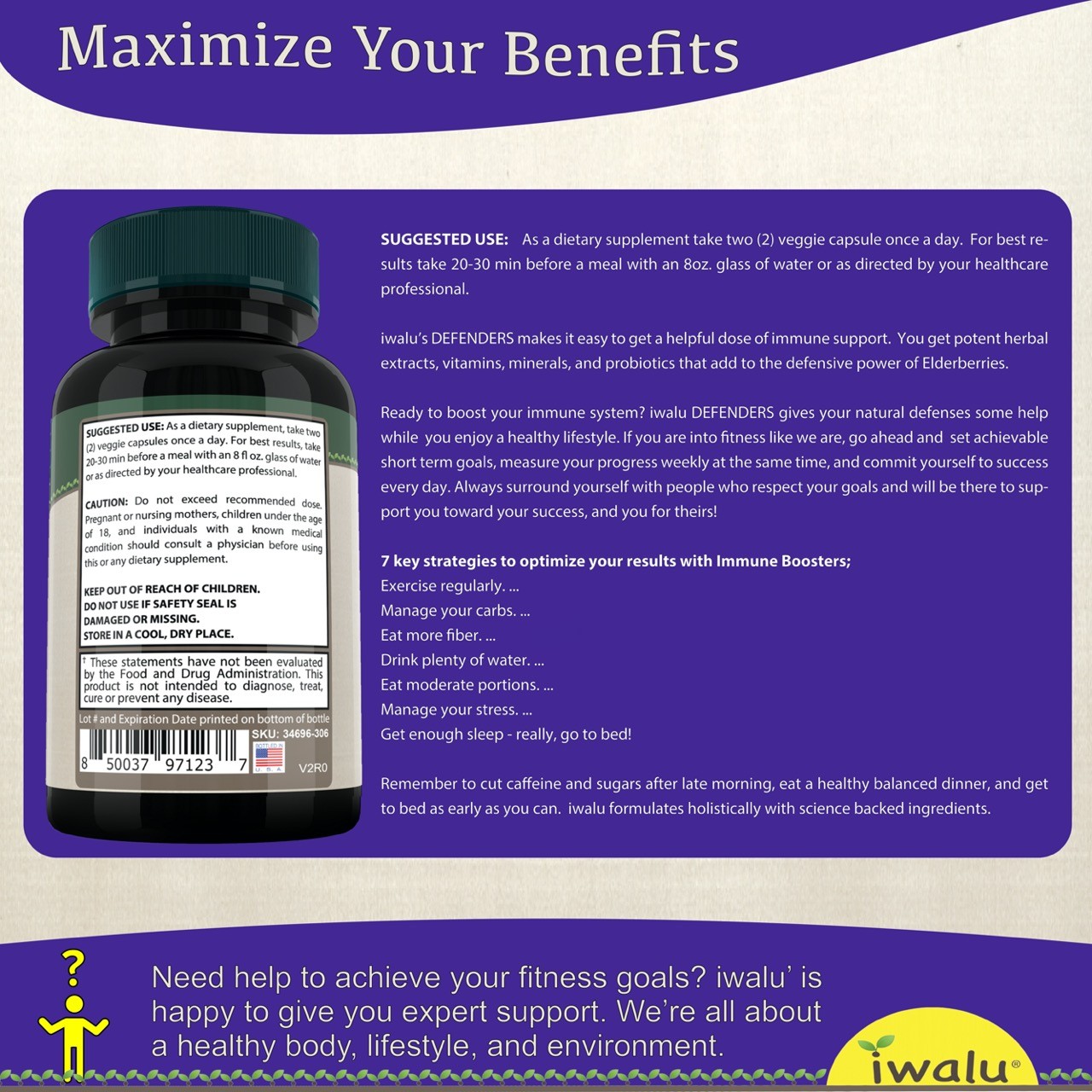 Zinc Supplement – Daily Zinc Oxide, Vitamin C For Immune Support + Skin Health
