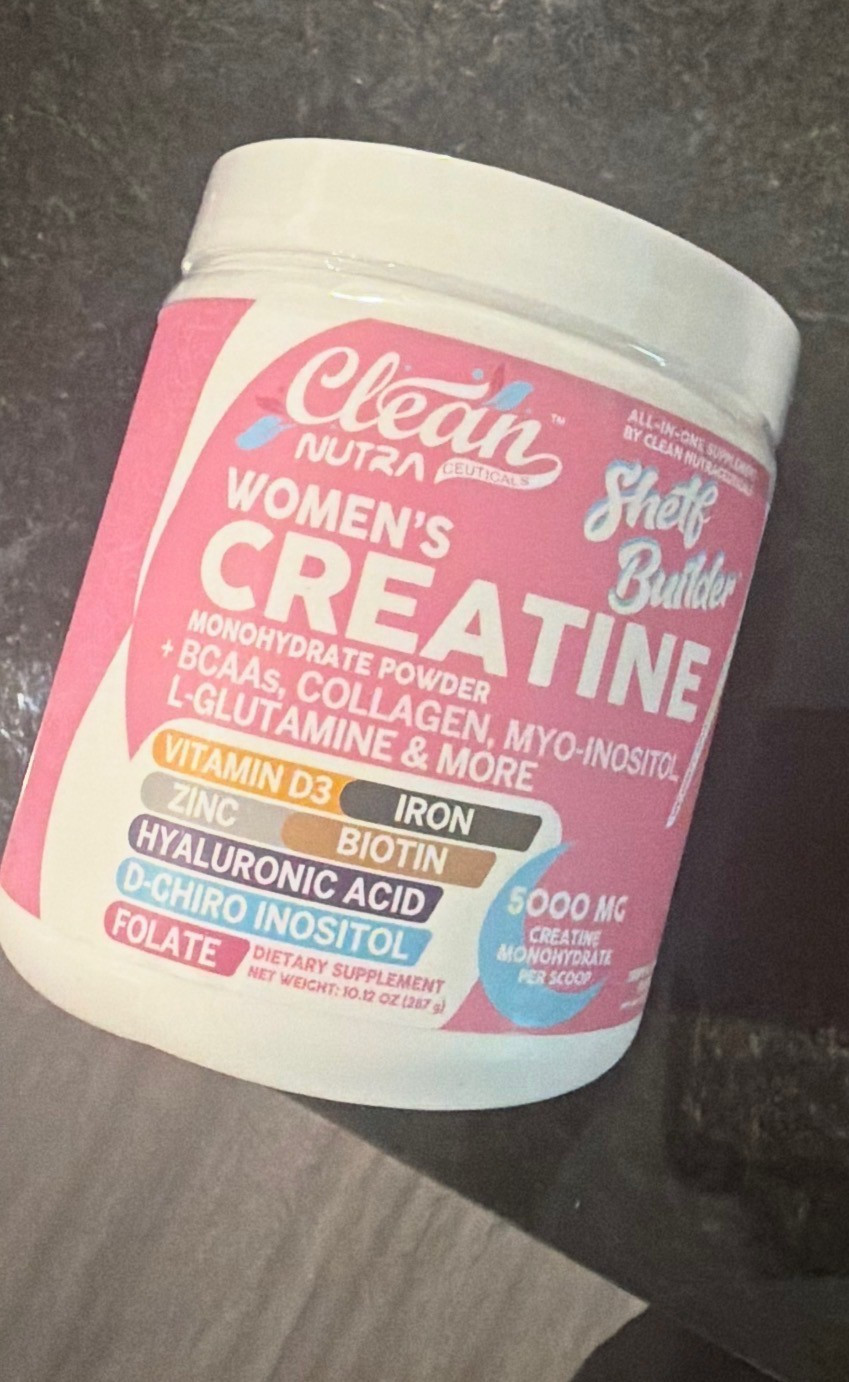 Women’s Creatine Powder w/ BCAAs, Collagen, Inositol – Clean Nutra Shelf Builder