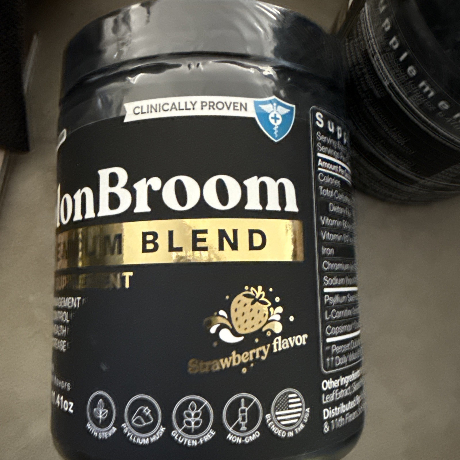 ColonBroom PREMIUM BLEND! Strawberry – 50 SERVINGS 11.41oz Exp 10/2026