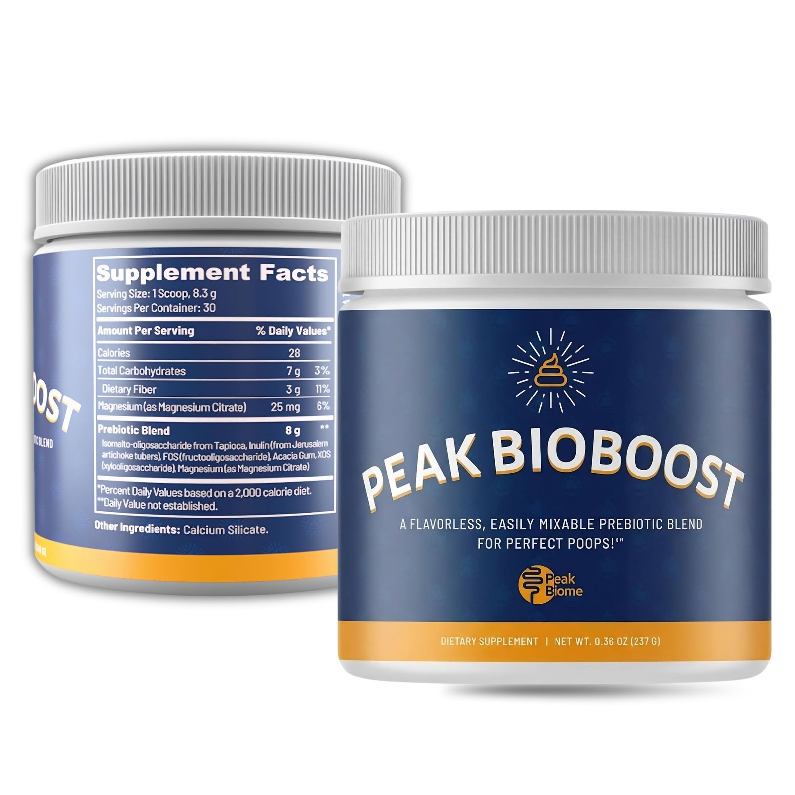 Peak Biome BioBoost – Prebiotic Fiber Supplement 3.28 Pound (Pack of 1)