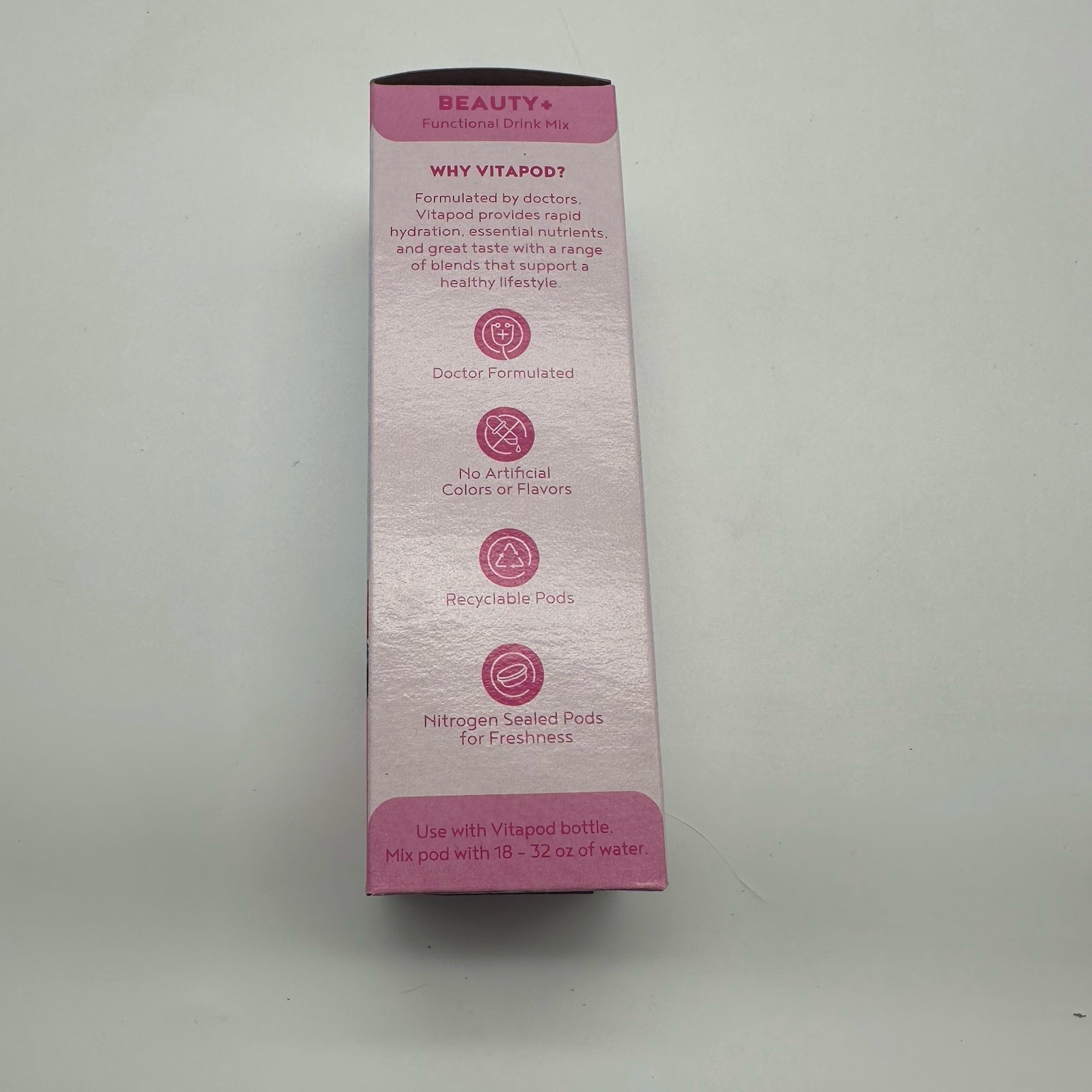 Vitapod Paris Hilton Radiant Rose Drink Mix Pods 5 Boxes (35 Pods) Exp 11/2026