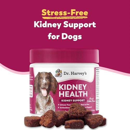Dr. Harvey’s Kidney Health Soft Chews for Dogs, Urinary Tract & Antioxidant