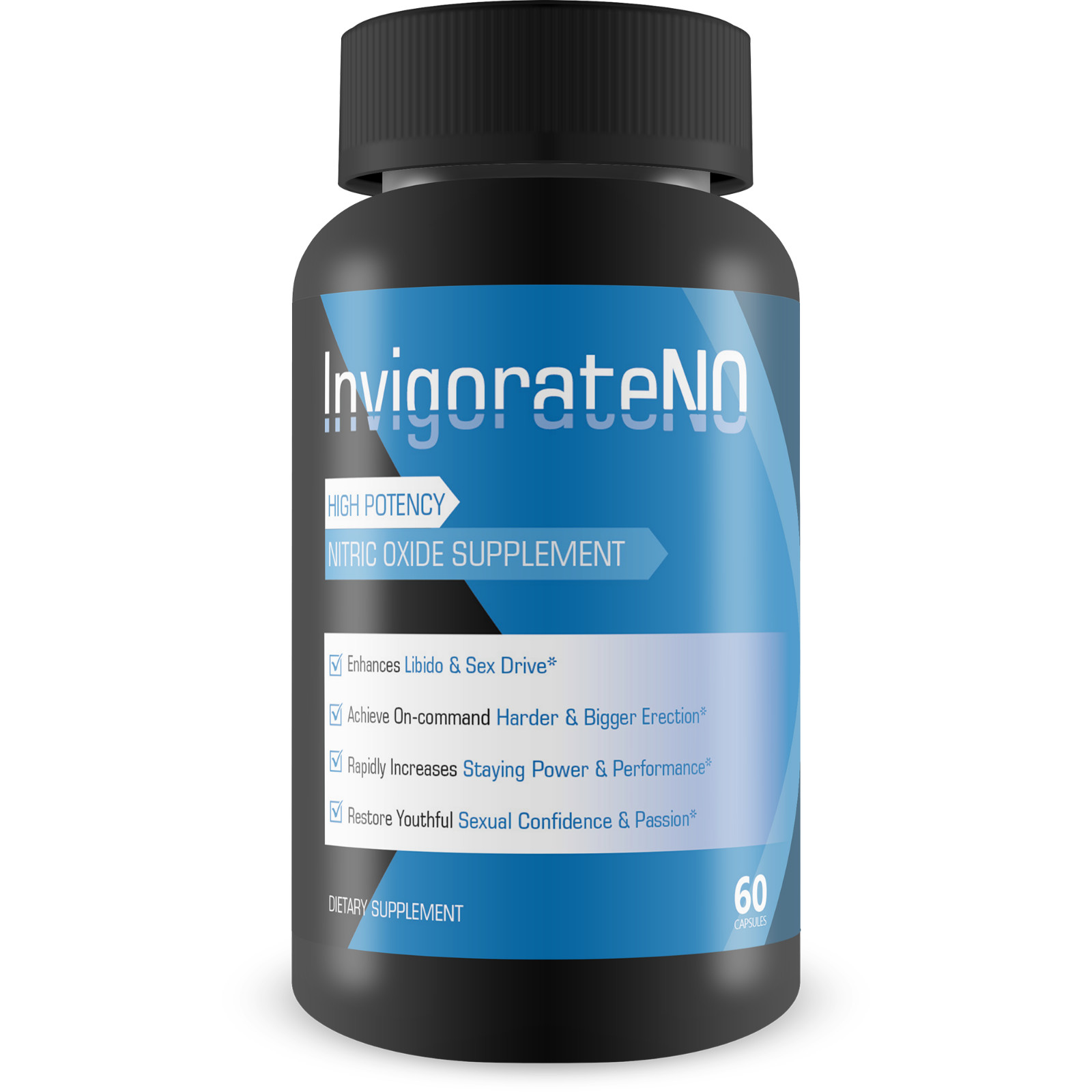 Invigorate N.O. – Powerful Nitric Oxide Booster – Increase Blood Flow, Endurance
