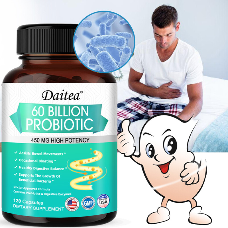 60 Billion Probiotics 450 Mg For Healthy Digestive Balance