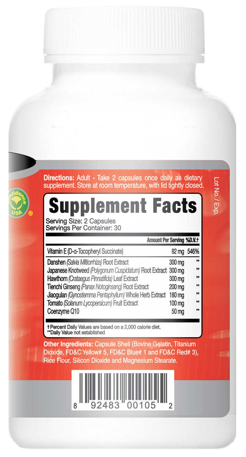 Confidence USA Super Cross 60 Capsules – Herbal Antioxidant & Heart Support