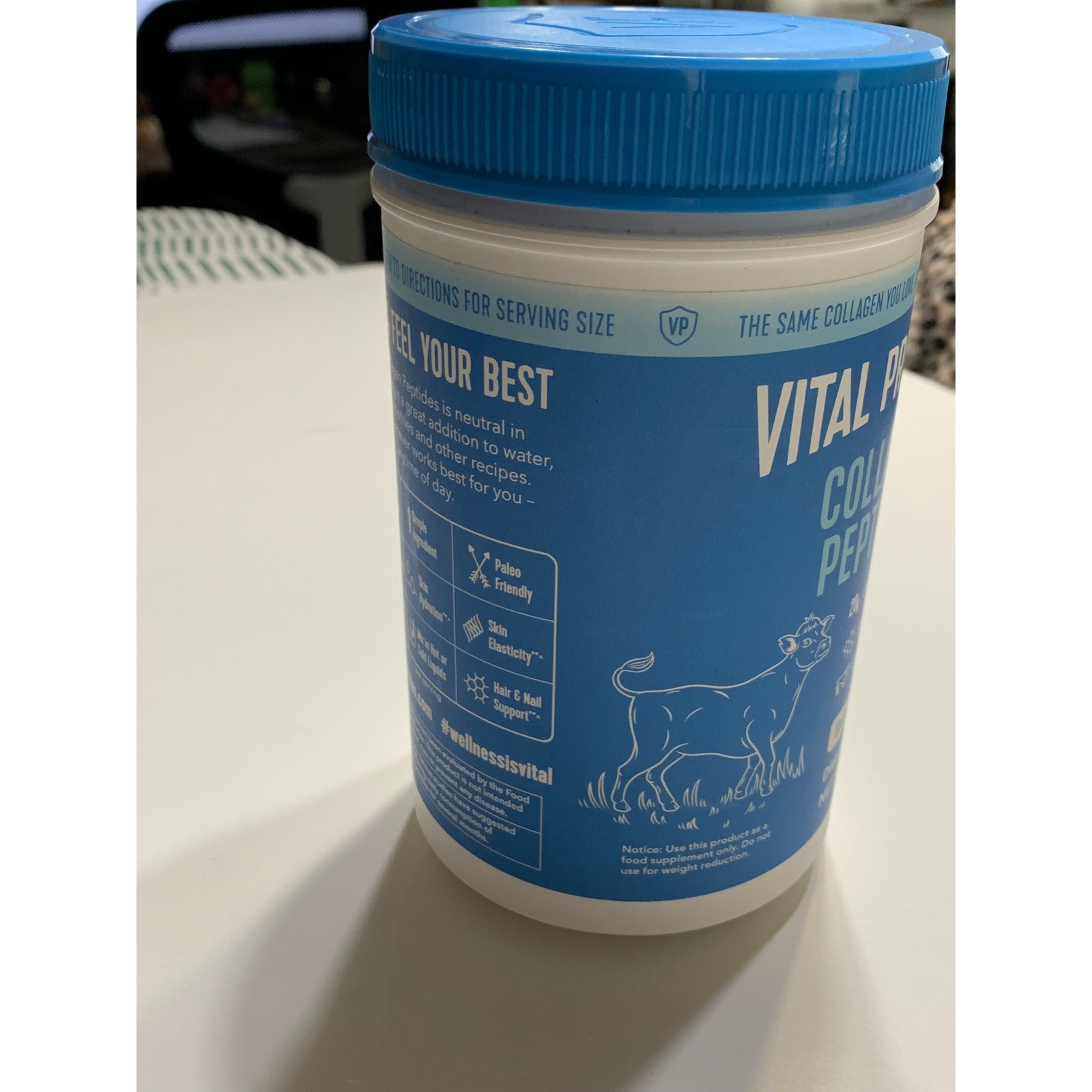 NWT Vital Proteins Collagen Peptides Unflavored Powder 9.33oz Grass Fed