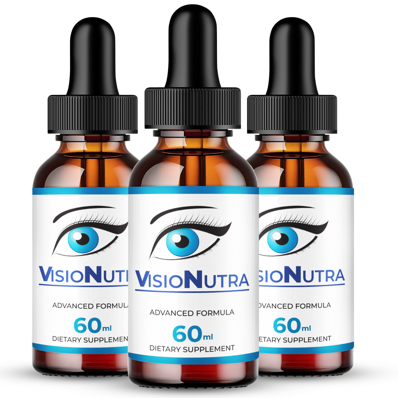 VisioNutra Drops – Premium Eye Health & Vision Support Supplement (3 Pack)