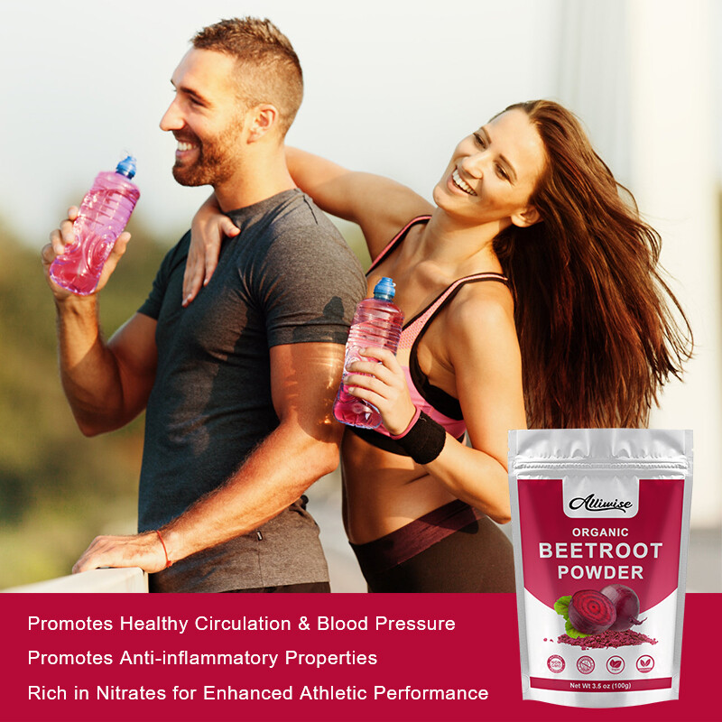 Organic Beet Root Powder Raw Non GMO Pure Beta Vulgaris Nitric Oxide Booste