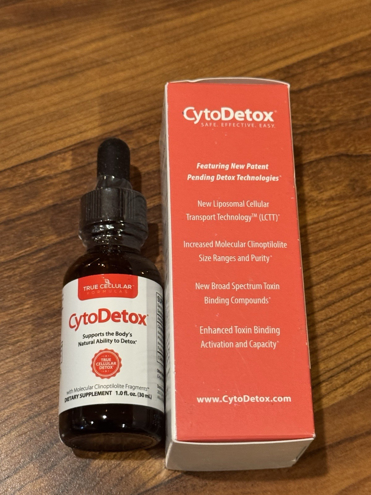 CytoDetox True Cellular Formulas 1 fl oz Detox Supplement New in Box NIB Sealed