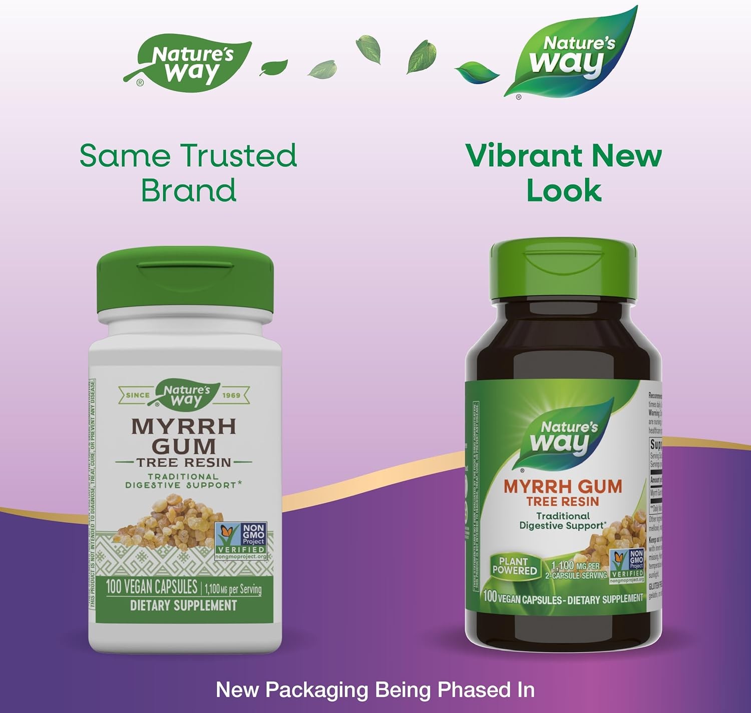 Myrrh Gum Tree Resin, Traditional Digestive Support*, 1,100Mg per Serving, 100 C