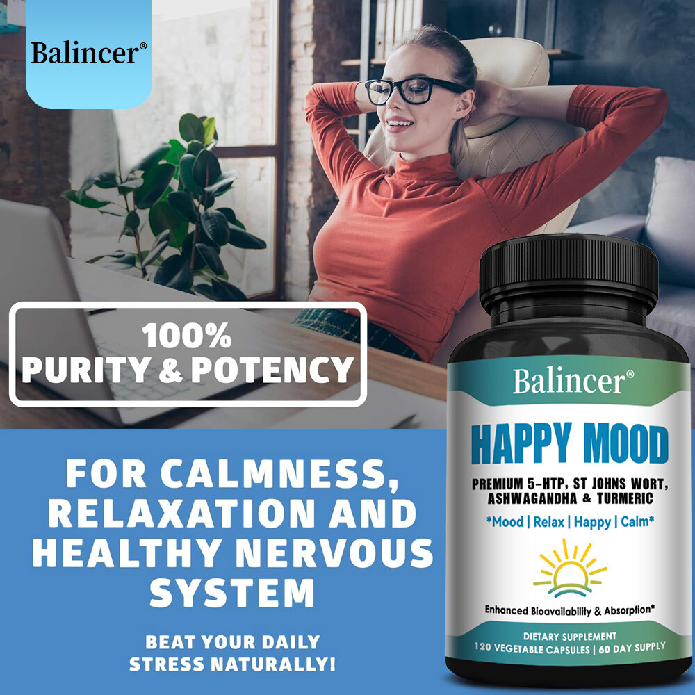 Mood Support Supplements Support Stress Response Improve Mood Memory 30-120 Caps