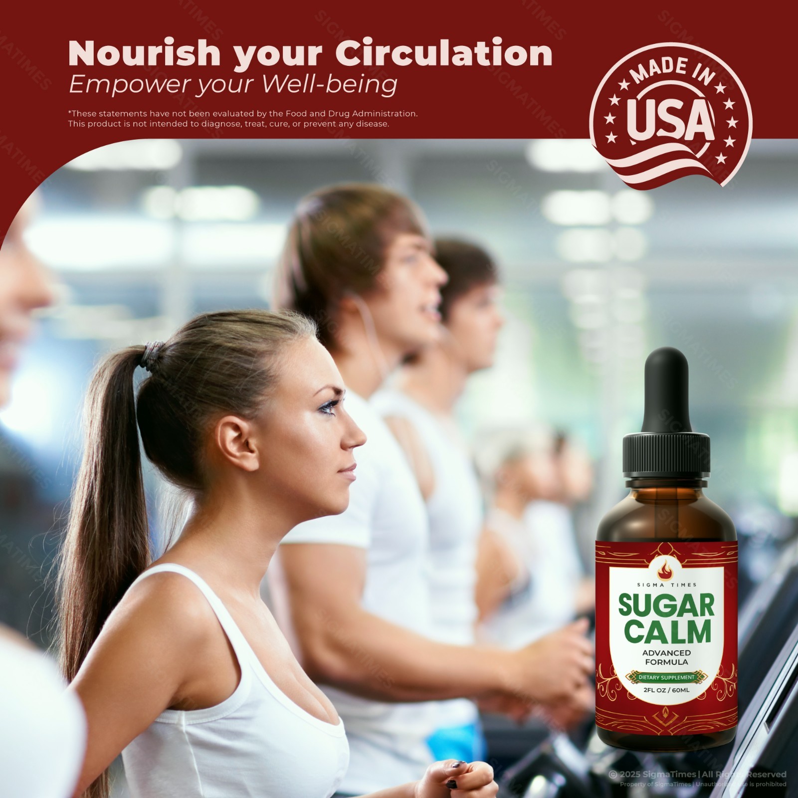 Sugar Calm Drops, SugarCalm Liquid Supplement for Blood Support (30 servs)