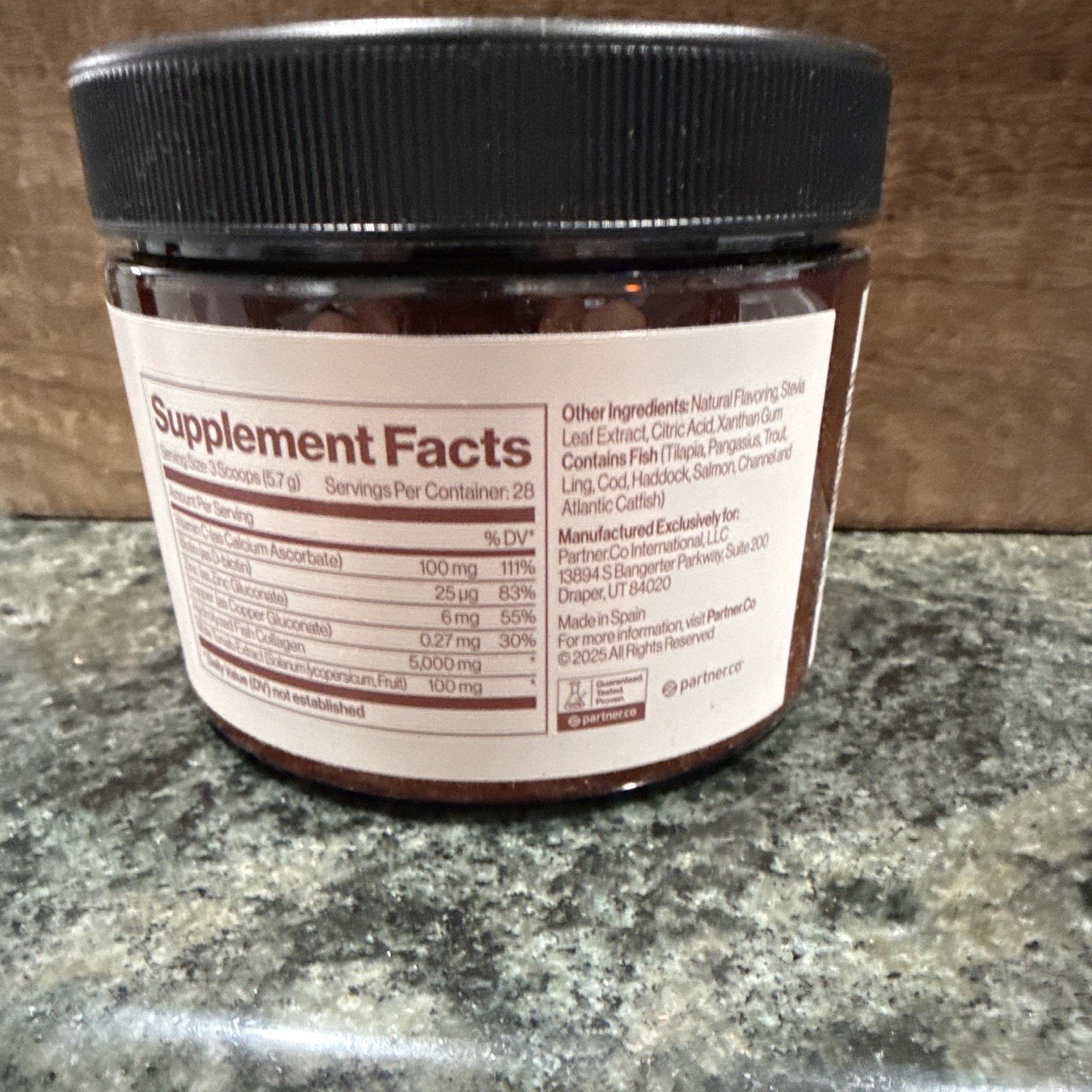 EverGlow Reinforced Beauty Matrix Dietary Supplement Gummies White Peach 83 ct