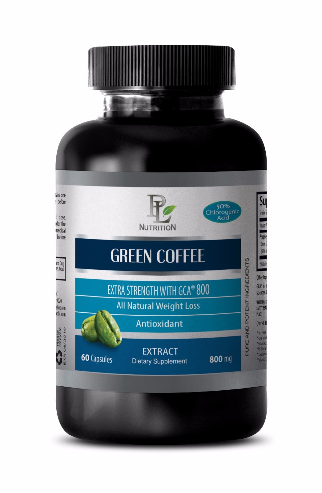 Weight loss quick GREEN COFFE EXTRACT 800mg Excess Weight control supplement 2B