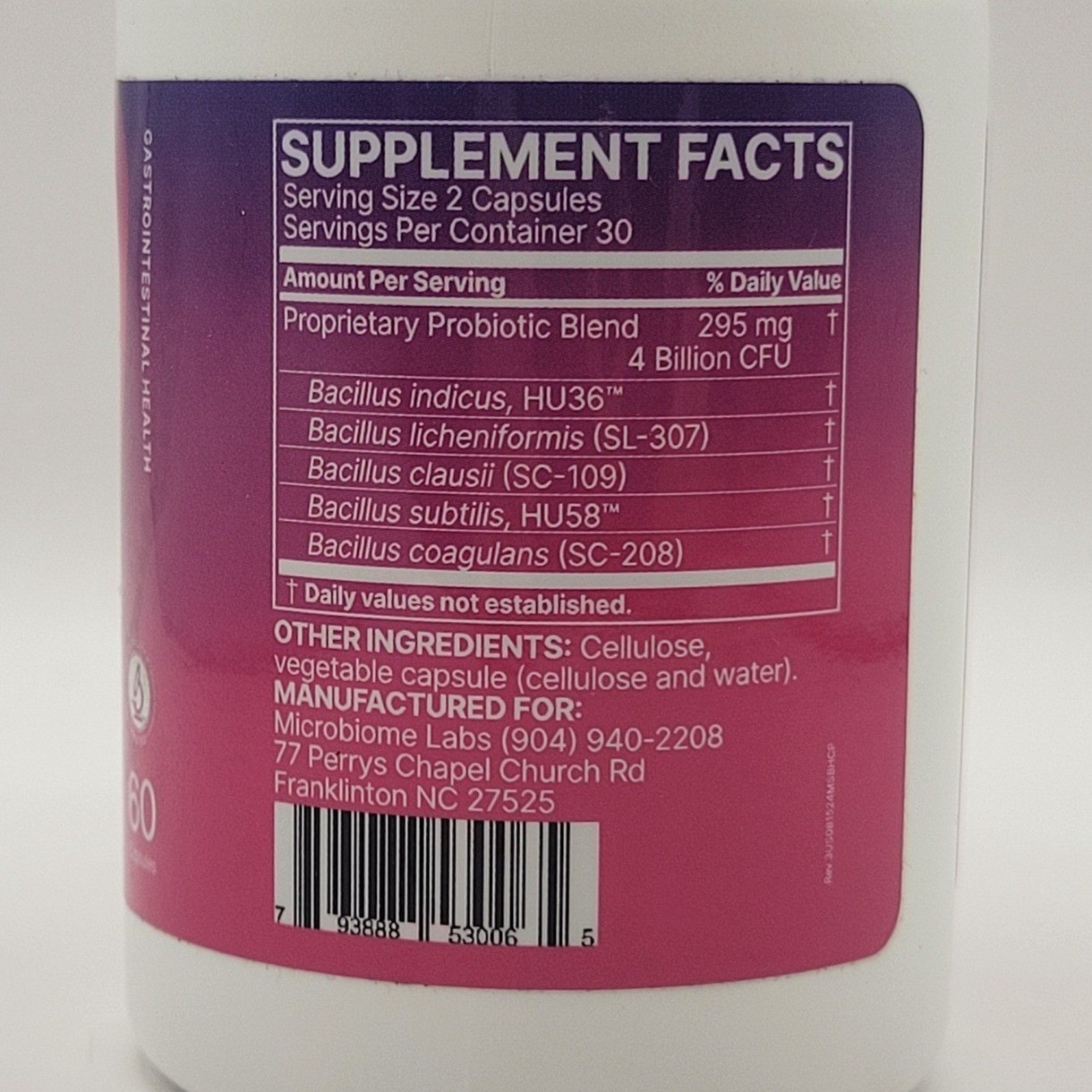 Biotic Probiotic – 60 Capsules NEW & SEALED