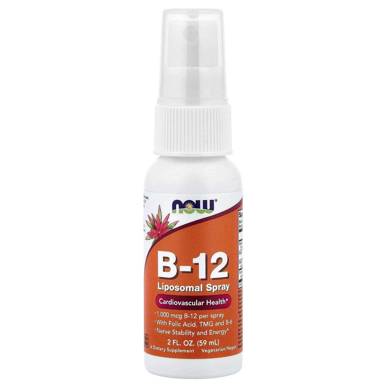 Now B-12 Liposomal Spray (1000mcg) 2 fl.oz Each (Pack of 4)