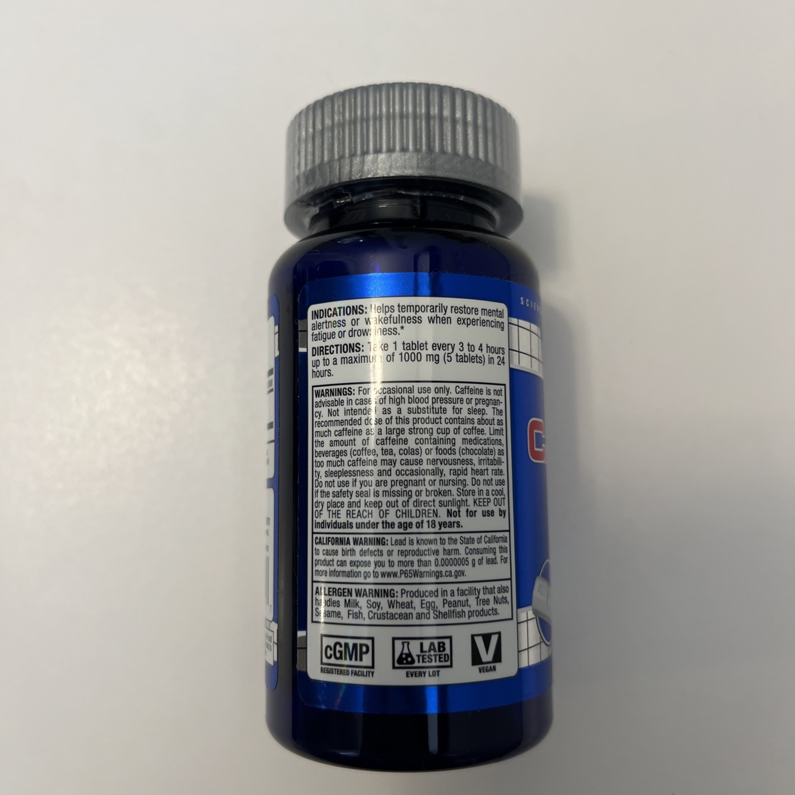 ALLMAX Essentials Caffeine 200mg 100 Tab Energy Workout Exp 5/2026
