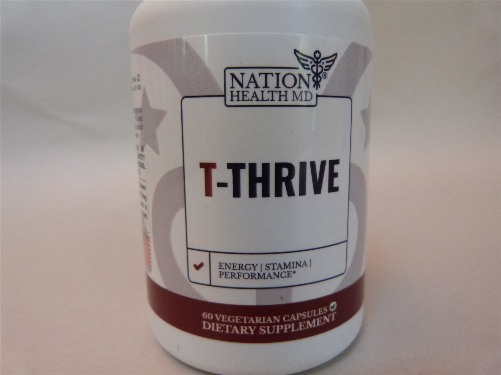 Nation Health MD T-Thrive Energy Stamina Performance 60 Capsules 11/2026