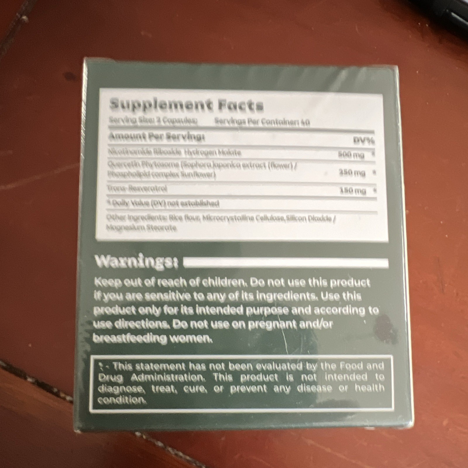 Reus Research NAD+ Nicotinamide Riboside + Resveratrol 900mg 80 Caps NR24012
