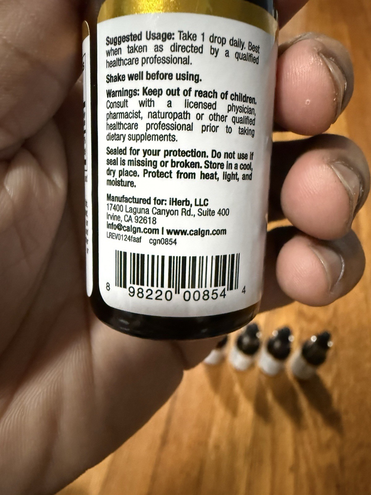 California Gold Nutrition Folinic Acid Liquid Alcohol-Free 400mcg 1 fl oz 5 Pack