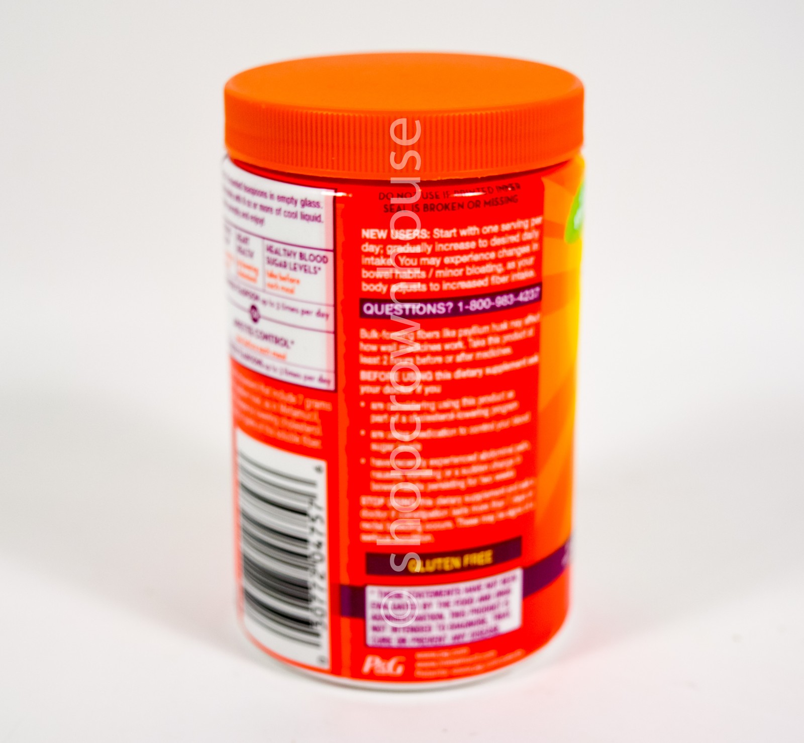 Meta Mucil Psyllium Fiber Supplement Premium Blend Orange 6.2oz jar 06/2026