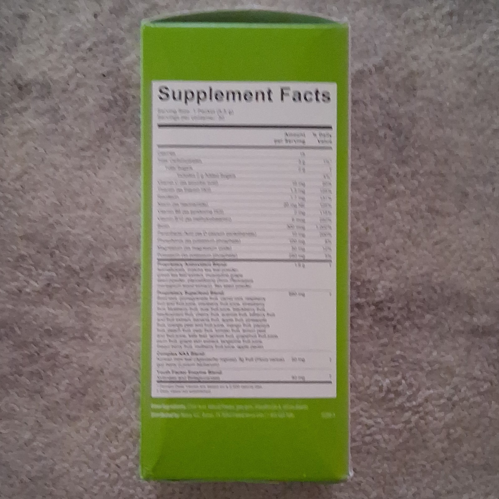 Nuskin Youth Factor Antioxidant Powder Berry Flavor 30 Packets 5.8 oz