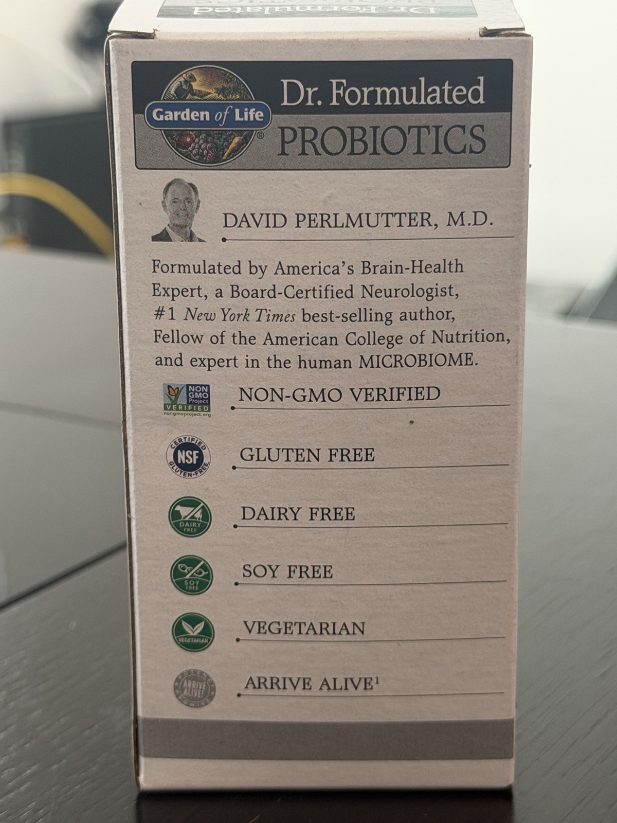 Garden of Life Dr Formulated Probiotics Once Daily Ultra 90B 30ct Exp 11/2027