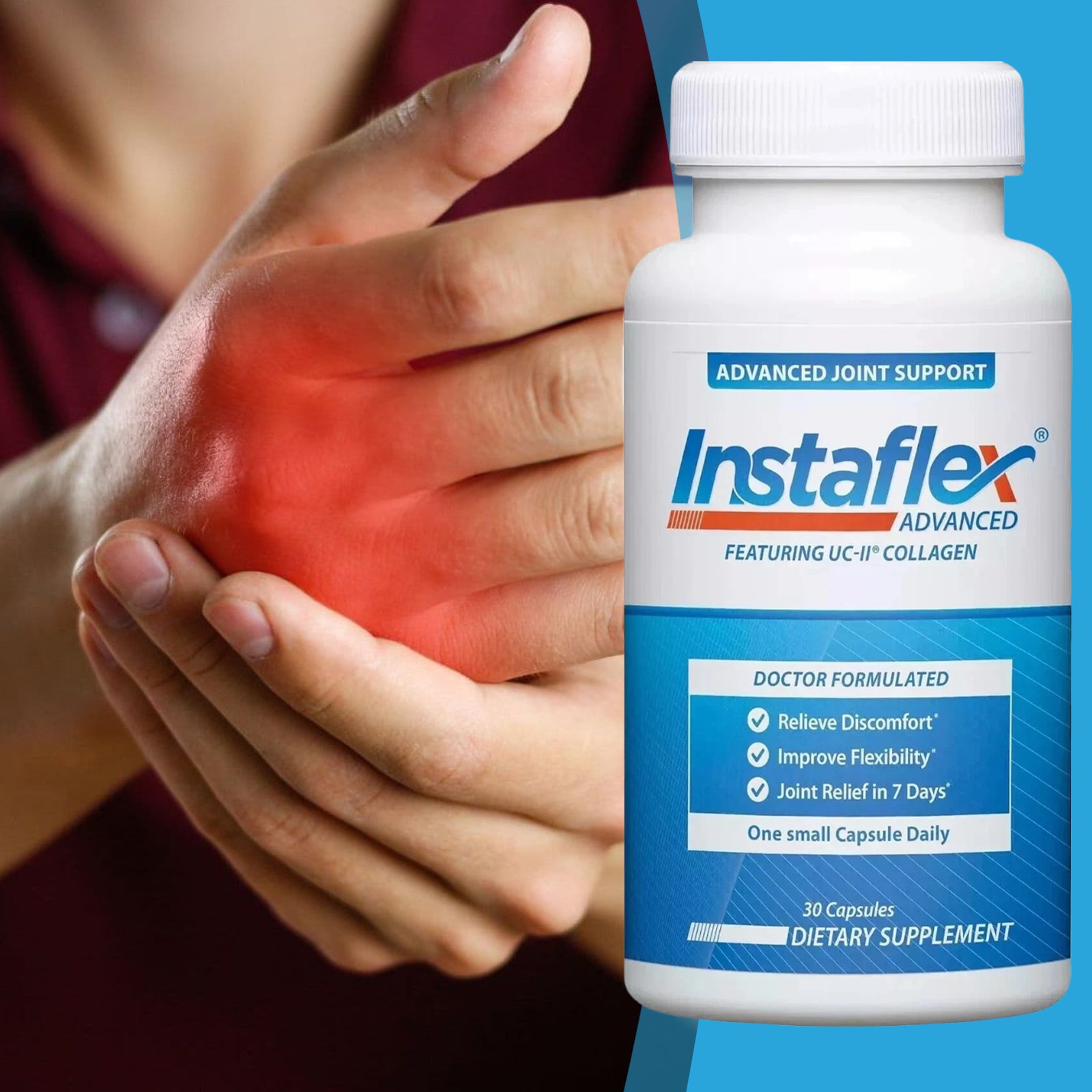 Instaflex Advanced Joint Relief Supplement – 30 Count Exp 2 Years
