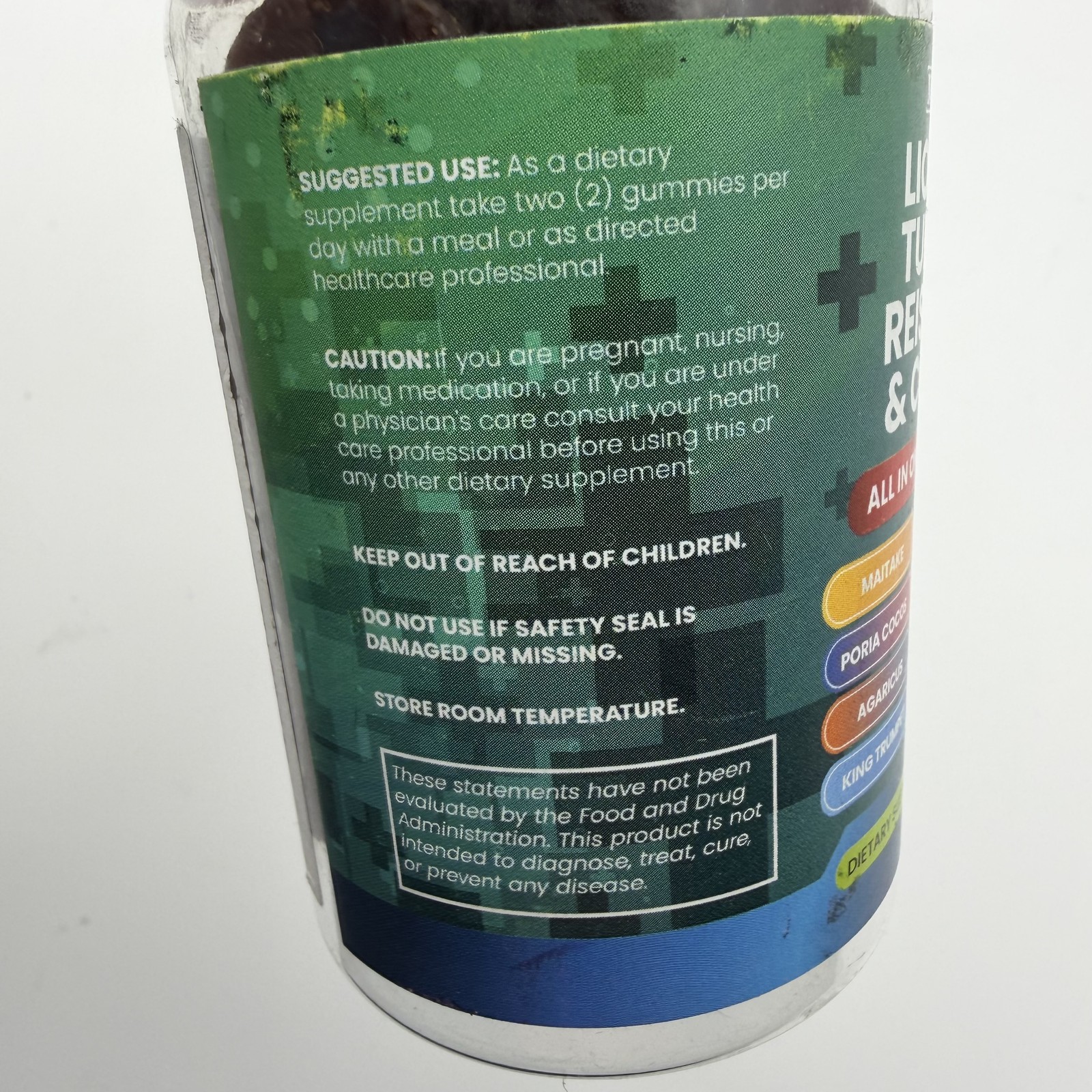Nutraperfecto Lions Mane Turkey Tail Reishi Chaga Cordyceps Mushroom Gummies