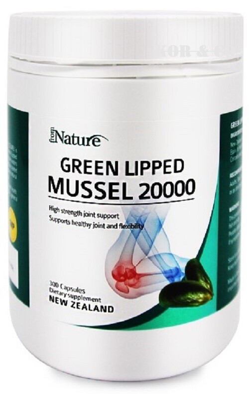 From Nature NEW ZEALAND Green Lipped mussel 20000 300capsules