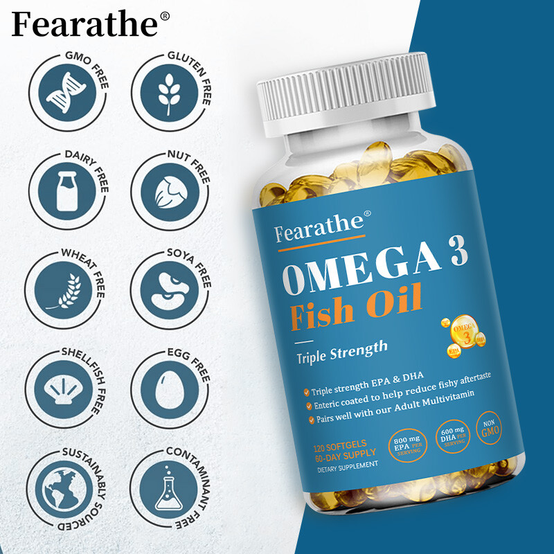 Omega 3 Fish Oil 2000 mg with DHA – EPA Softgels