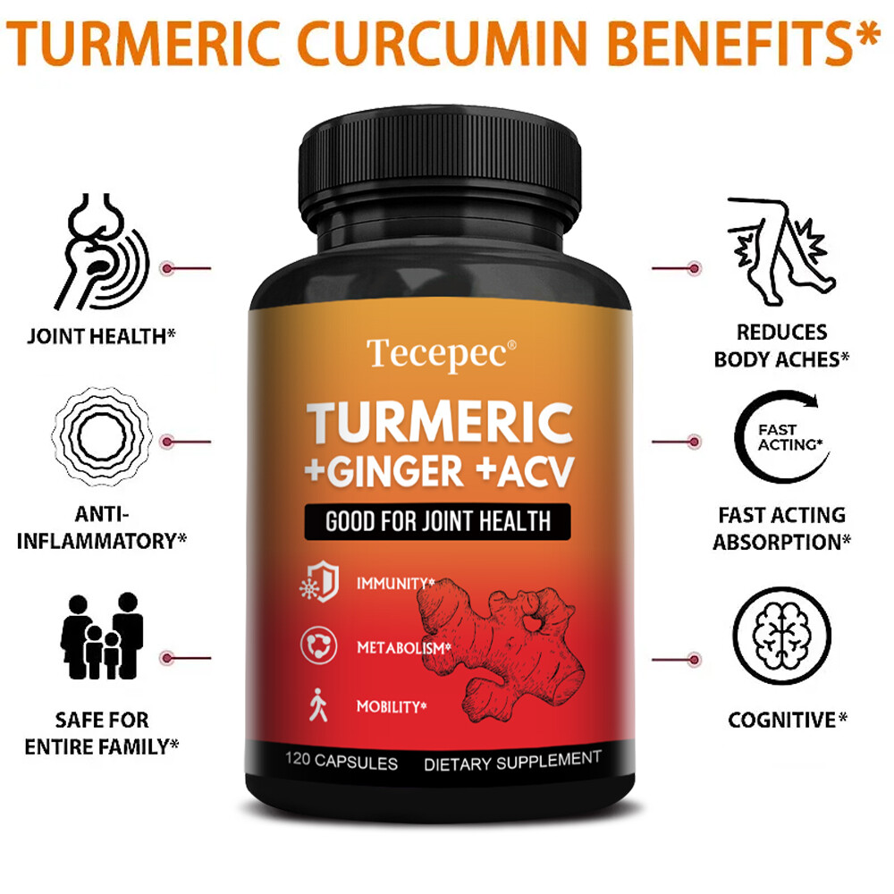 Turmeric & Ginger with Apple Cider Vinegar – Immune & Metabolism Support
