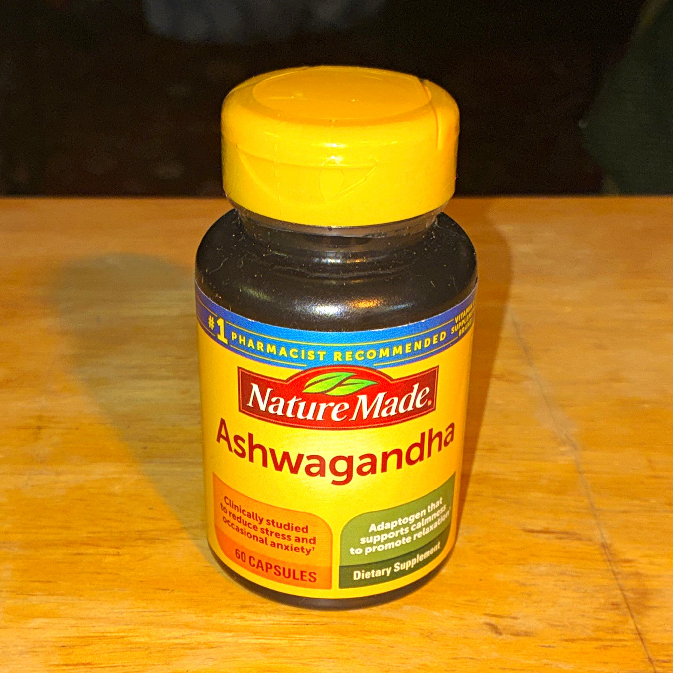 Nature Made Ashwagandha Stress Management Support 60 Capsules Pharmacist Rec